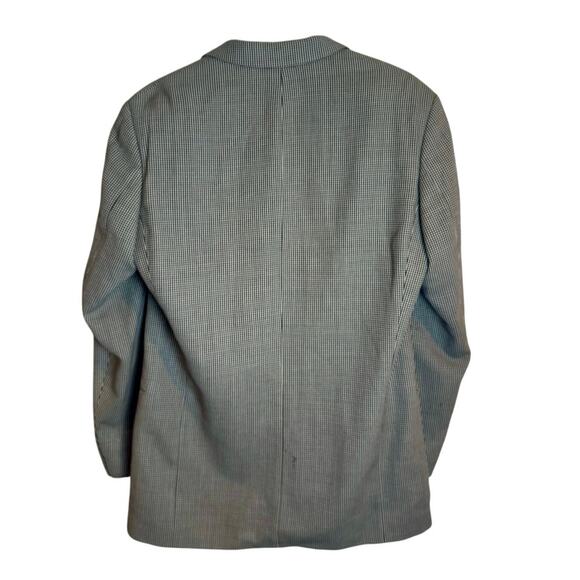 Vintage 90s Hugo Boss 100% Wool Sport Coat Blazer Size 40L - Picture 5 of 14
